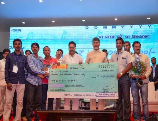 Naidu launches AP MSME Development Corporation with Rs 100 cr corpus